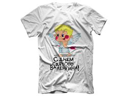 Футболка для влюбленных, на 14 февраля №6