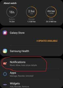 whatsapp galaxy active 2