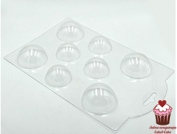 Форма пластик Полусферы d 55мм; d 45мм