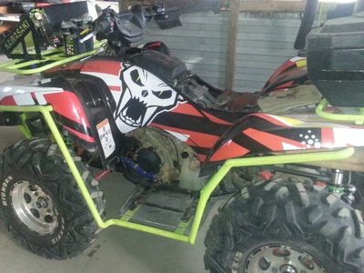 Наклейки на квадроцикл Kawasaki Brute Force 2006 - 2019 #649