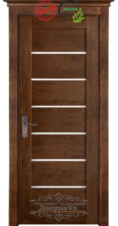 Vi LARIO (Ви Ларио) Беларусь. МАССИВ ОЛЬХИ/ КАНТ/ АНТИЧНЫЙ ОРЕХ/ ПОЛОТНО ОСТЕКЛЕННОЕ