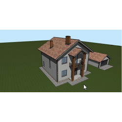 Двухэтажный дом с четырьмя спальнями 165м² (S44)