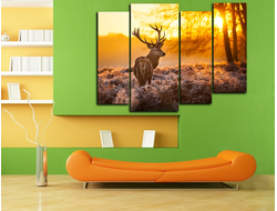 Модульная картина "Житель леса"