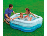 Детский надувной бассейн 185х180х53см, с надувным дном, 460л, от 3 лет 56495