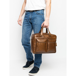 Сумка для ноутбука Riace NEW Premium brown (арт. 1015-63)