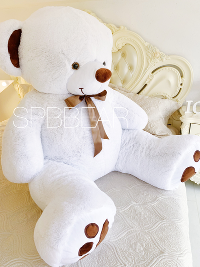 Огромный плюшевый мишка 200 см белый Тони