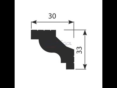 Карниз KX047 - 33*30*2000мм