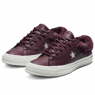 Кеды Converse (Конверс) One Star бордовые