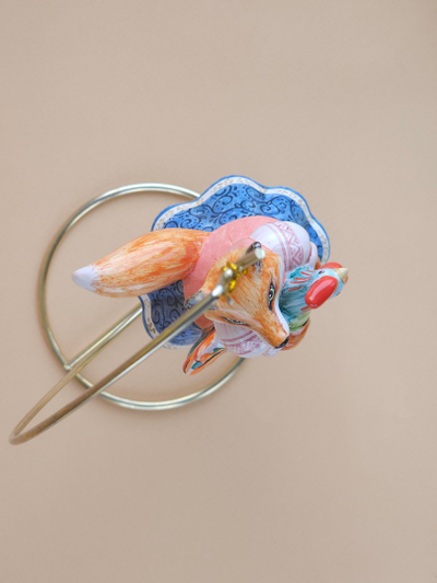 Лиса с петухом