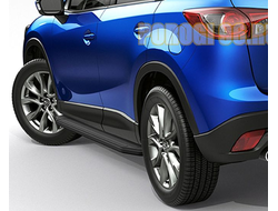 Пороги на mazdacx5 черные