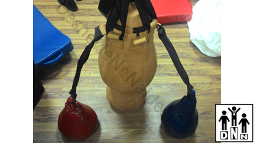 Двухсекционный боксерский мешок