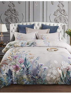 Постельное белье мако-сатин полутороспальное 150x200x1 180x230x1 50x70x2 TIS04-867