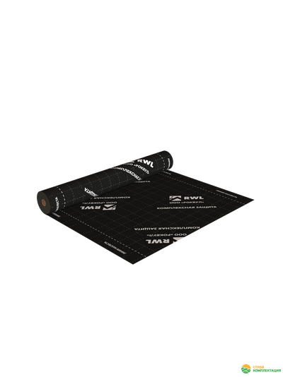 Супердиффузионная паропроницаемая экстрапрочная мембрана RWL ЭКСТРА рулон 75 кв.м.