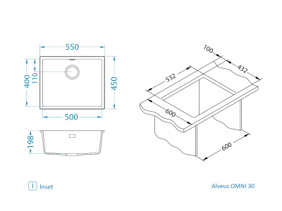 Мойка Alveus Omni 30