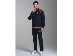 Спортивный костюм с символикой СССР , 11SKM-1746, темно-синий.