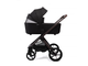 Коляска 3в1 Peppy Monaco Thermo 2026, Black / Черный рама Коричневая (Rise)