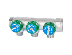 Коллектор регулирующий STOUT 1", 3 отвода 1/2" (Арт. SMB-6850-011203)
