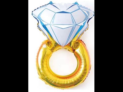 Шар, Кольцо с бриллиантом,  97 см