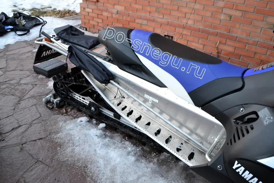 Цельный  подъемник для снегохода