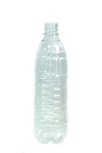 Бутылка ПЭТ 500 мл. прозрачная с крышкой (110шт.)