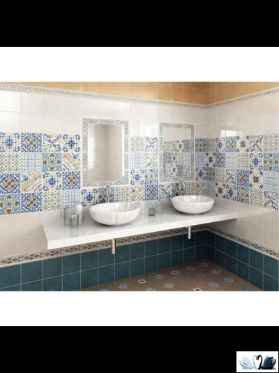 Керамическая плитка Kerama Marazzi Капри синий 20x20 глянцевый, арт. 5239