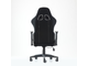 Игровое кресло K-51,  черная ткань серые вставки, реклайнер  BR