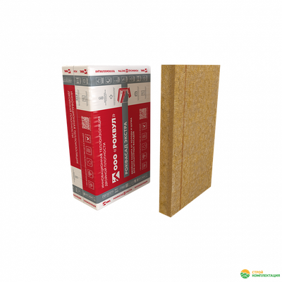 Утеплитель РОКВУЛ РОКФАСАД ЭКСТРА 1000х600х100 мм (3 шт; 0,18 куб.м.)