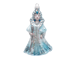 стеклянная елочная игрушка снежная королева ариэль