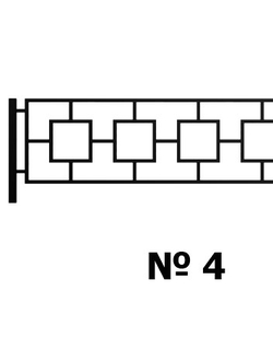 Оградка на могилу 4