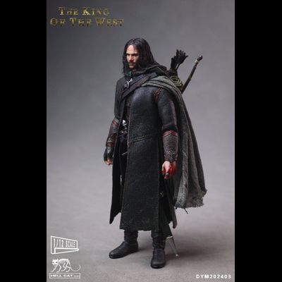 Арагорн (Властелин Колец, Lord of the Rings) - Коллекционная фигурка 1/12 SCALE The King of the West (DYM202403) - HELL CAT