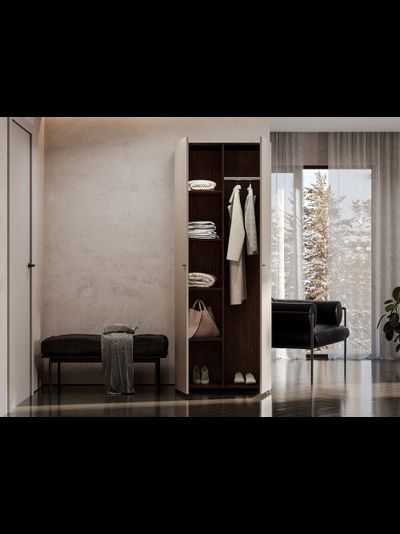 Гиза Шкаф 2х ств Меланж/Венге