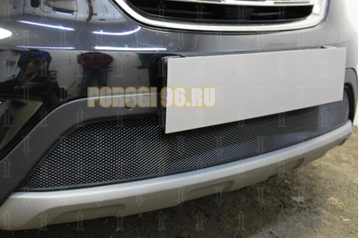 Защита радиатора Renault Koleos II 2016- black