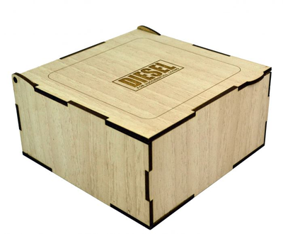 Деревянная коробочка для ремней 13*13*6,5см