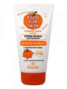 Food for skin ТЫКВА КРЕМ-ПЕНКА для умывания 150мл Флоресан