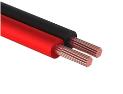 Провод красно-черный 2х0,5мм (омеднённый алюминий) DORI