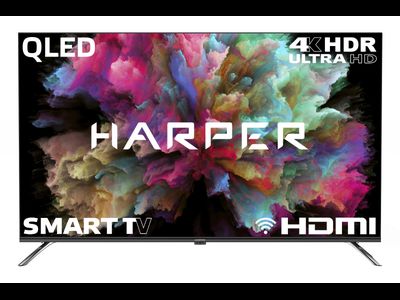 Телевизор Harper 50Q850TS  50"  4K Smart TV  Черный