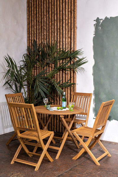 Обеденная группа из акации Oxford S