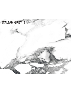 Керамогранит ZM 1200х600х9мм Italian Gray белый глянцевый