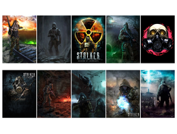 Наклейки Stalker/ Сталкер №3