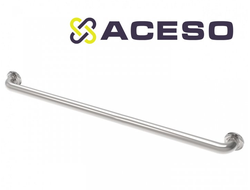 Поручень прямой настенный 1200 мм нержавеющая полированная сталь.