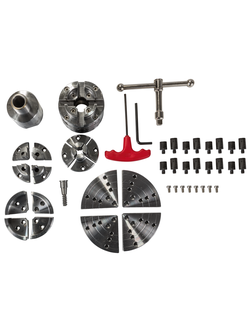 CK-2.75Z/S1 70 мм 4-х кулачковый токарный патрон по дереву в наборе