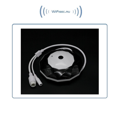 Потолочная - настенная WiFi/LAN видеокамера панорамная с DVR, Full HD 3Mp (IP Pro (VR cam. EseeCloud))