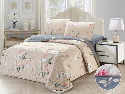 Постельное белье с одеялом TANGO Primavera сатин-твил евро 200x220x1 230x250x1 50x70x2 W400-51