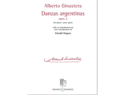 Ginastera, Alberto Danzas argentinas op.2 pour piano