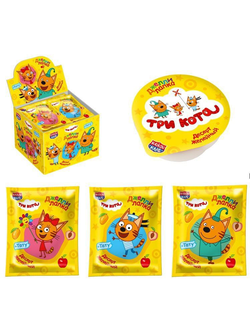 Десерт желейный лапка с тату "Джелли Лапка" (Три кота) 25гр*20шт*12 бл.
