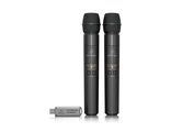 BEHRINGER ULM202USB - цифровая радиосистема с 2-мя ручными передатчиками и двойным мини-приёмником