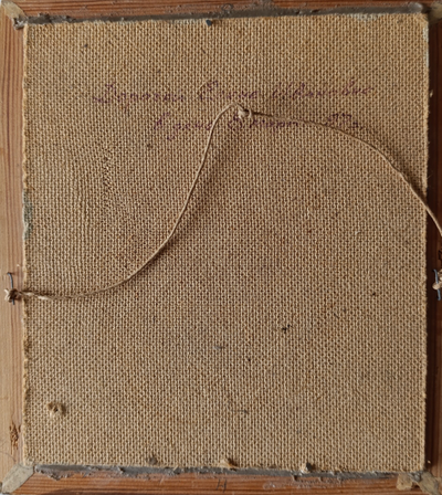 "Горный пейзаж" картон масло 1997 год