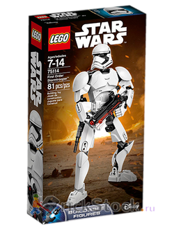 # 75114 Сборная Фигура «Штурмовик Первого Ордена» / “First Order Stormtrooper” Buildable Action Figure (2016)