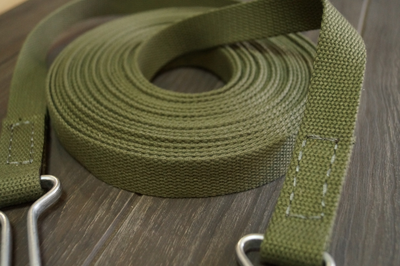 Вожжи брезентовые 25мм, 10 метров