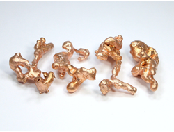 Медь, коллекционный образец в ассортименте, США (40-50 мм, вес: 12-19 г) №21930